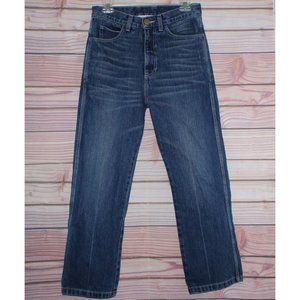 Caron Callahan Cropped Wide Leg Jeans High Rise